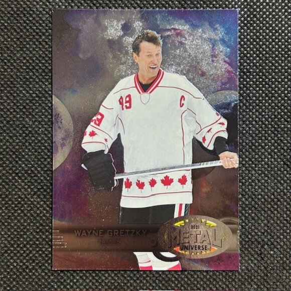 2021 Skybox Metal Universe Wayne Gretzky Retro # RB-20 HOF - Picture 1 of 2